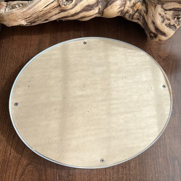 NOS studio craft Vintage oval frame wood look gold vintage plastic 8 x 10 inch - Picture 8 of 10